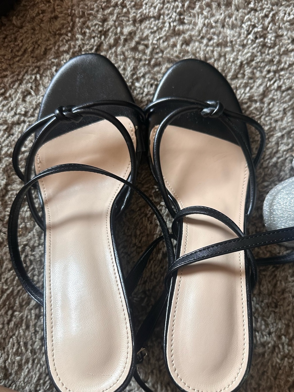 Classic Black Strappy Women’s Sandals